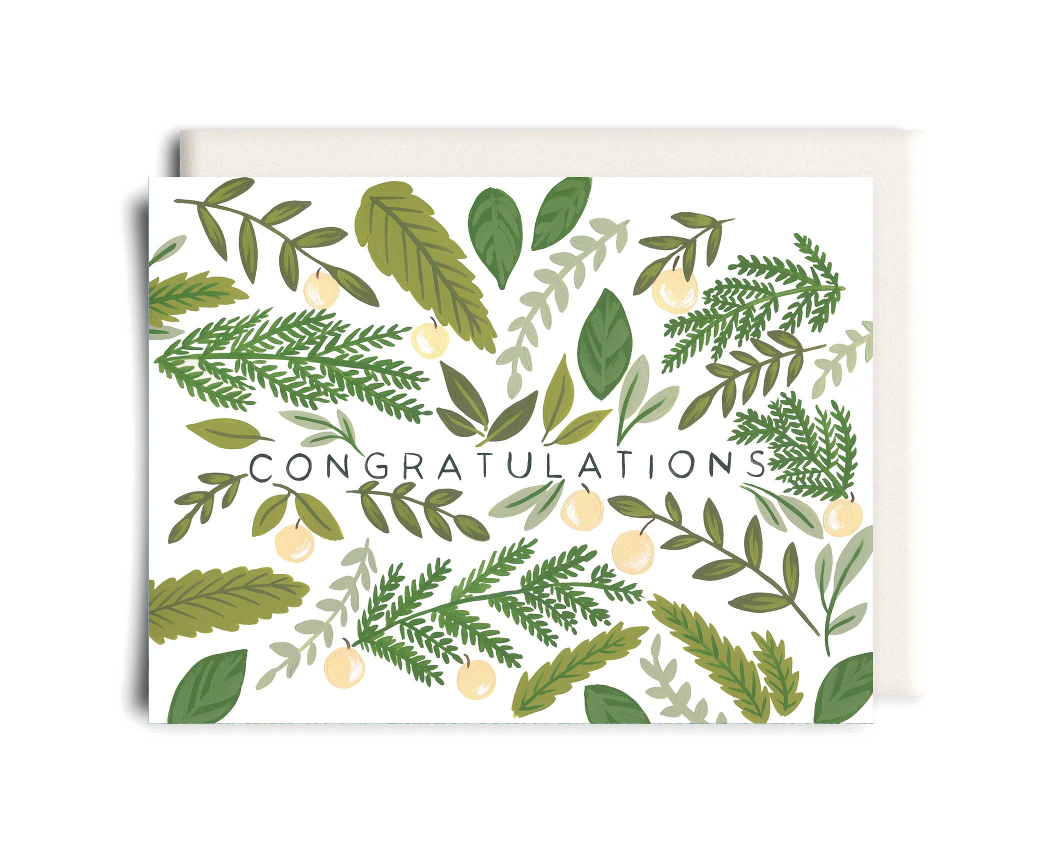 Congratulations Foliage | Greeting Card