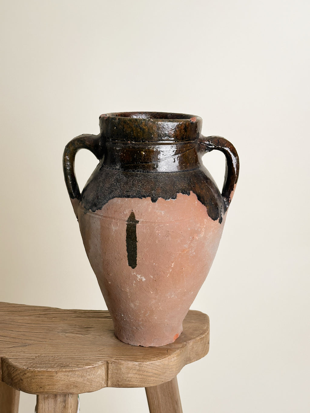 Semi Glazed Antique Turkish Pot image 5