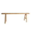 Elm Wood Skinny Bench image 0