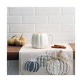 Pumpkin Shaped Mug White