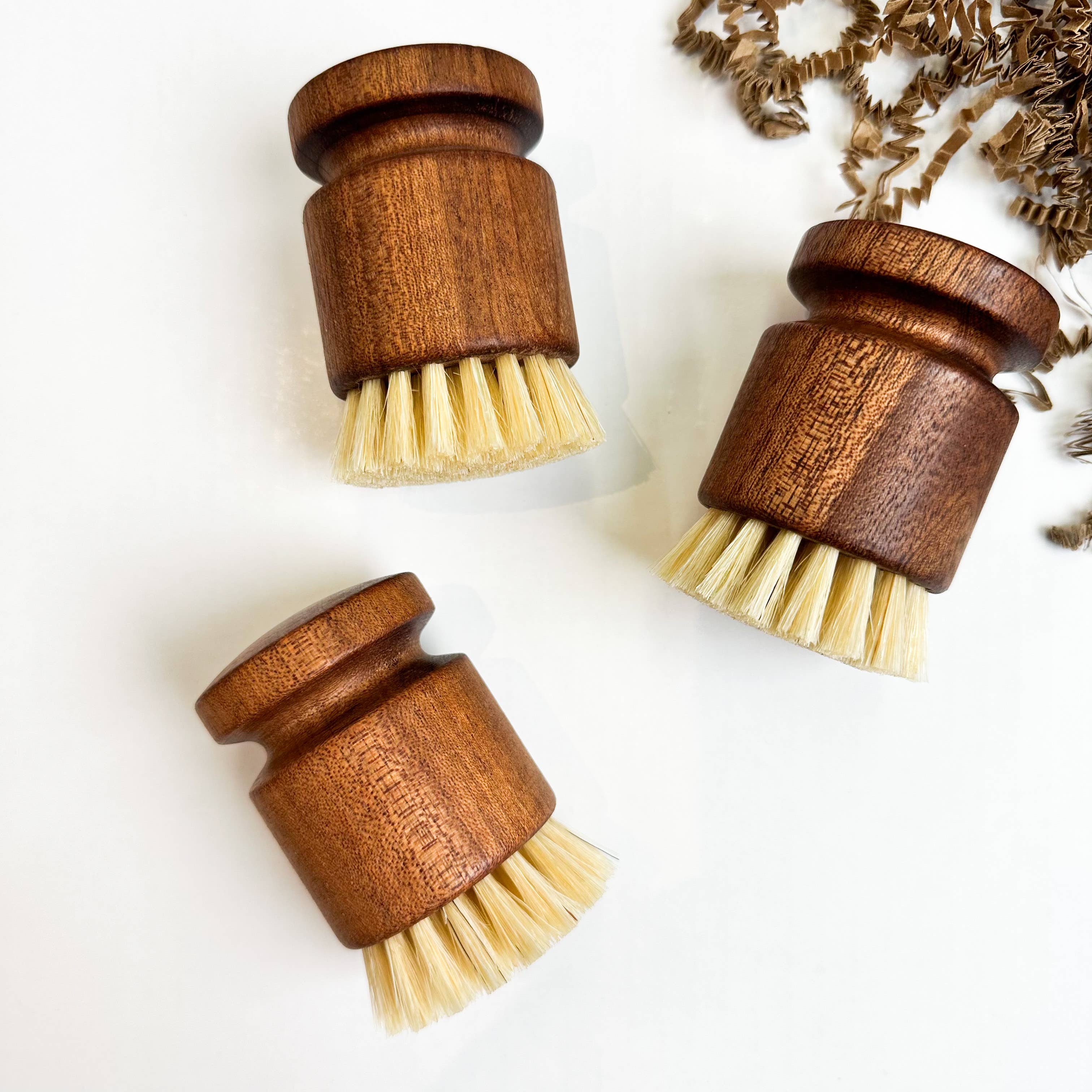 Plastic Free Kitchen Brush with Natural Bristles
