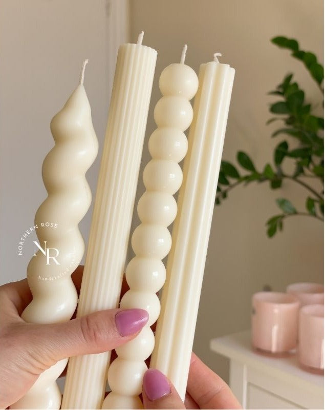 Chloe Twisted Taper Candle image 4