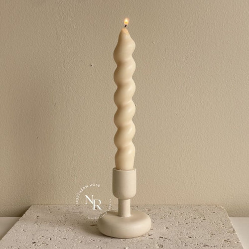 Chloe Twisted Taper Candle image 0