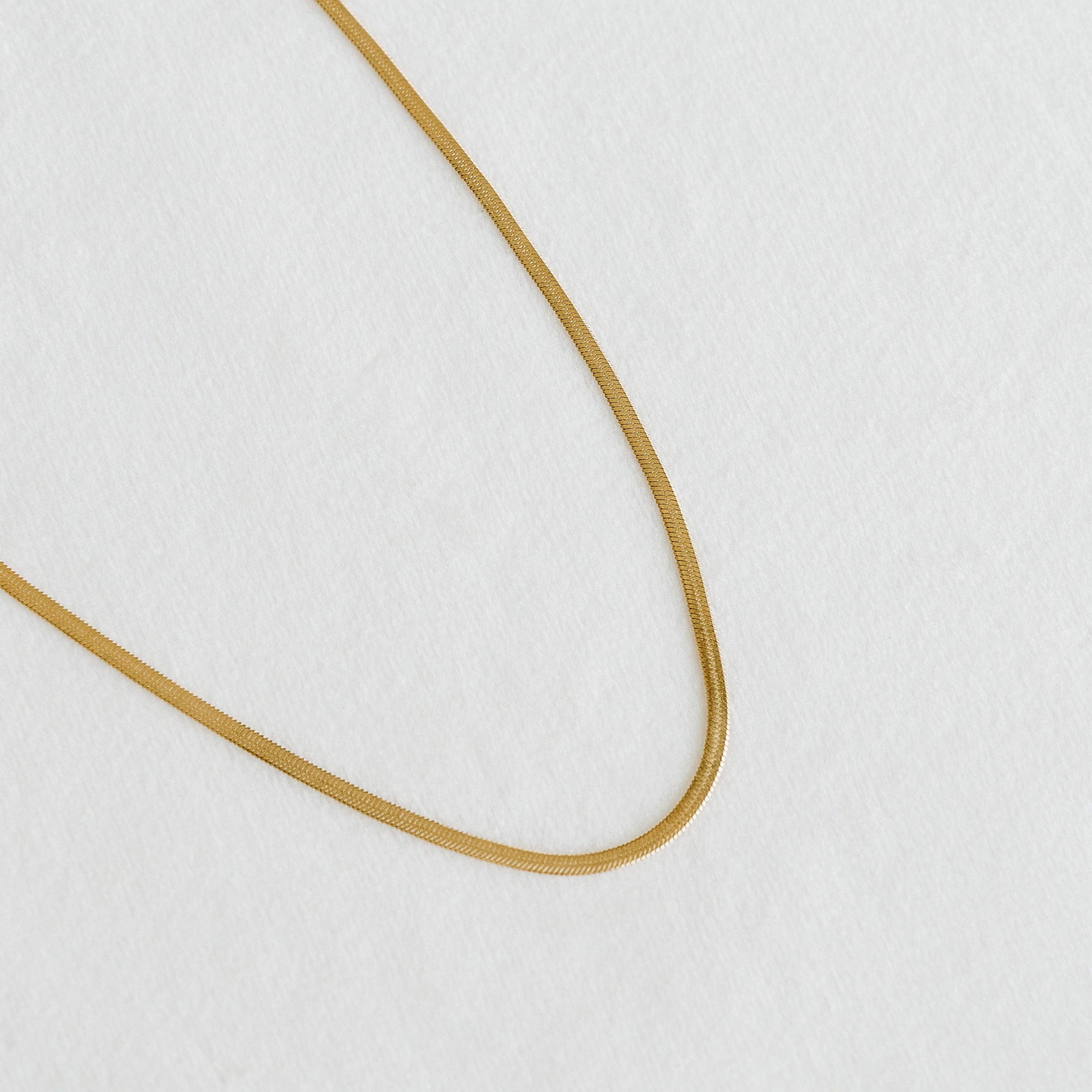 Herringbone Chain Necklace