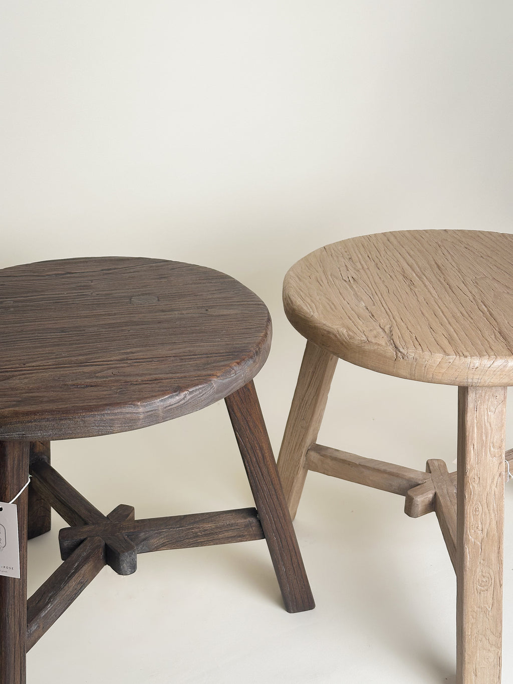 Elm Wood Side Table image 4