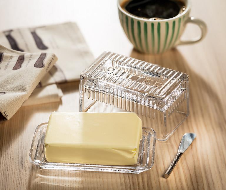 Large Rectangle Covered Butter Dish