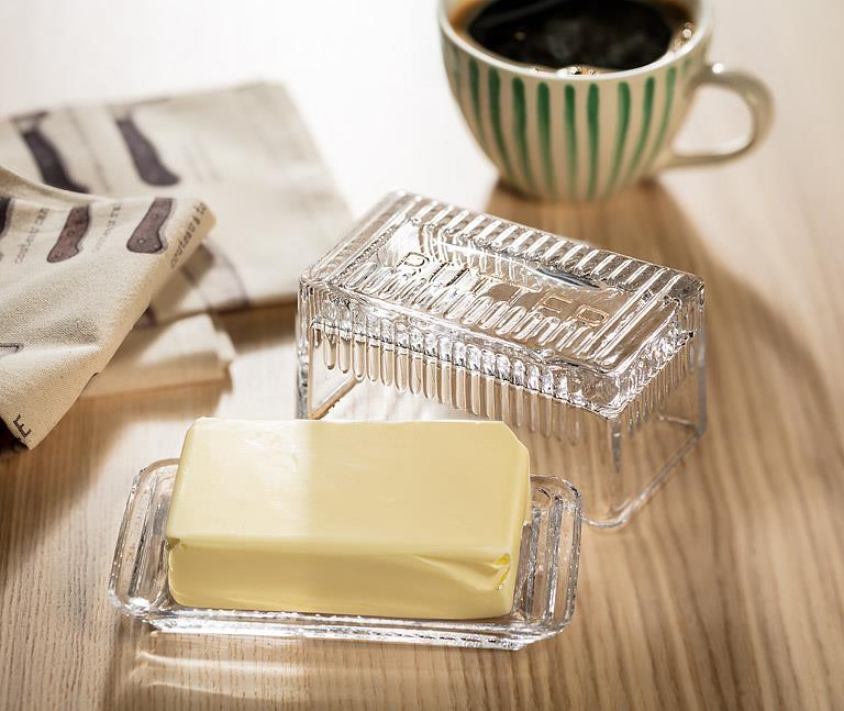 Large Rectangle Covered Butter Dish