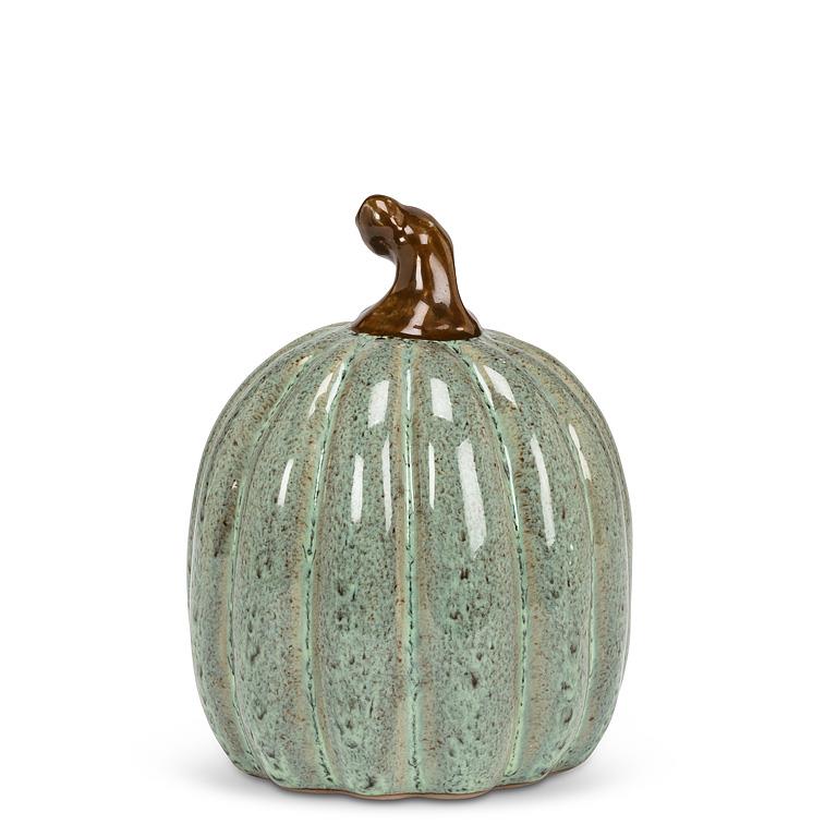 Ceramic Pumpkin - Sage