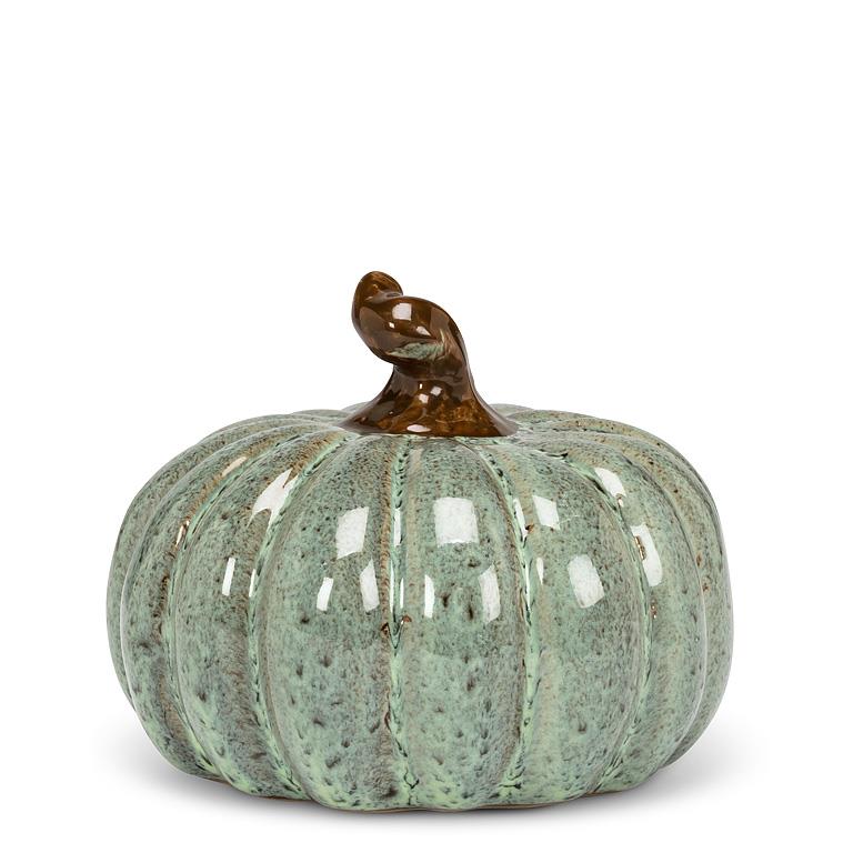 Ceramic Pumpkin - Sage