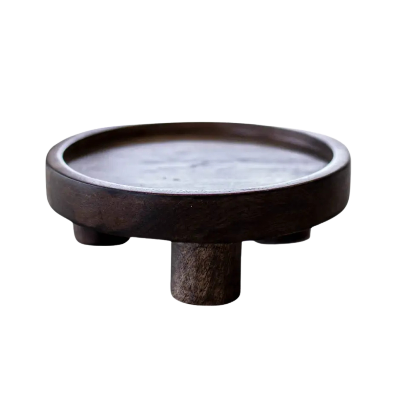 Hand Turned Wood Riser image 0