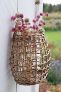 OPEN WEAVE WALL HANGING BASKET