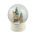 Snow globe,deer & squirrel w/ tree scene