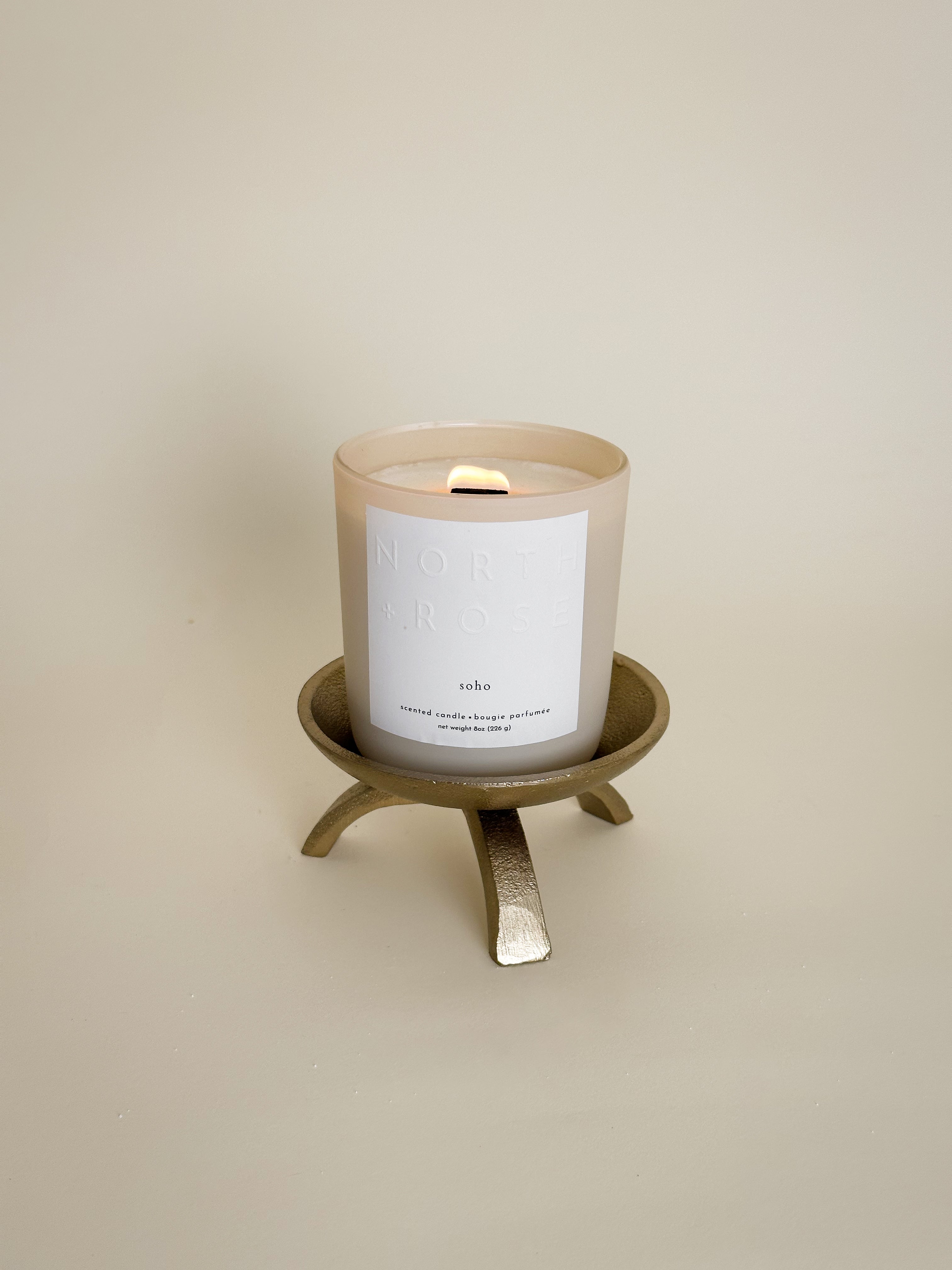 Brass Tapered Candle Holder image 1
