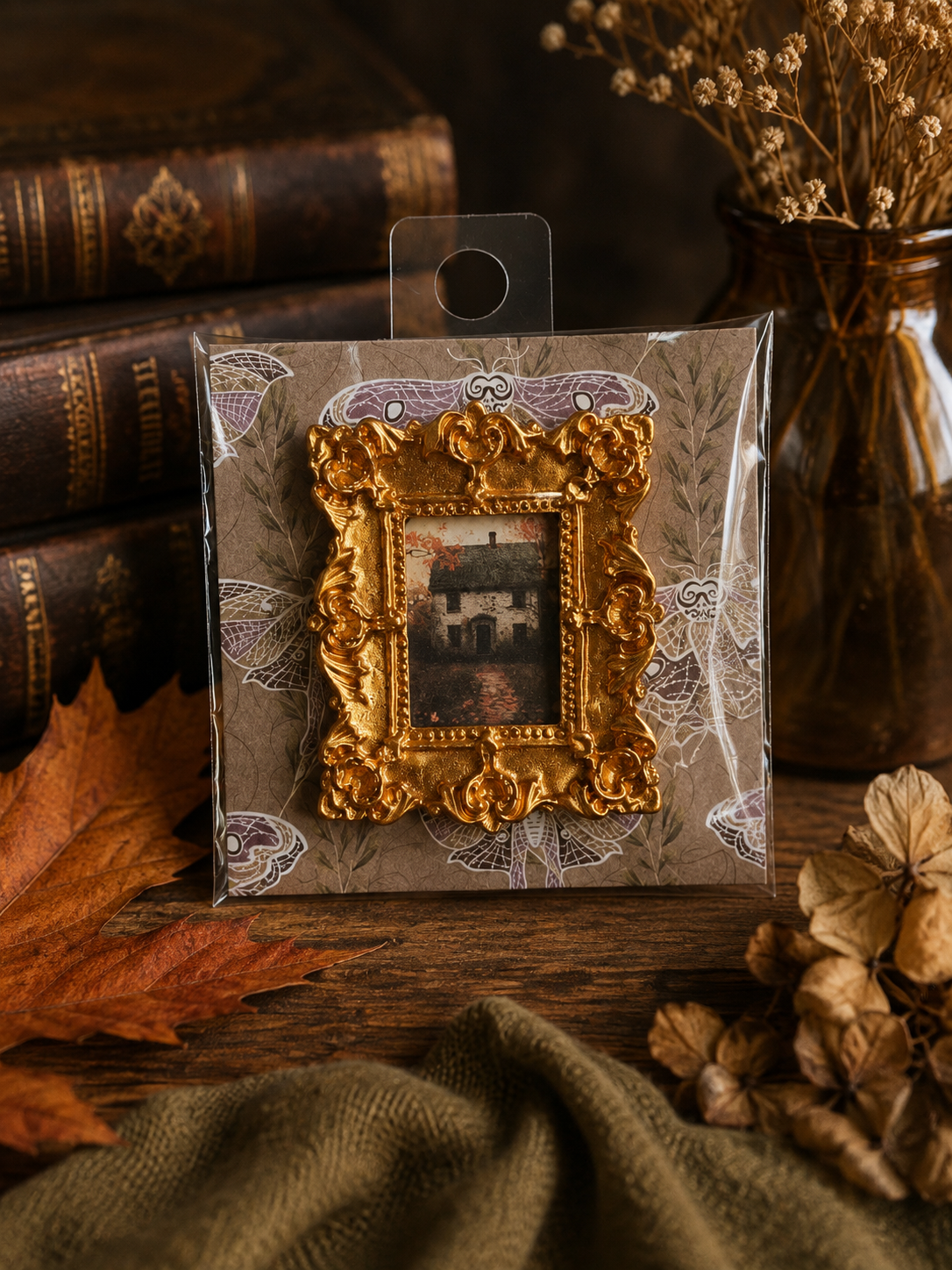 Vintage Inspired Autumn Magnet - 003