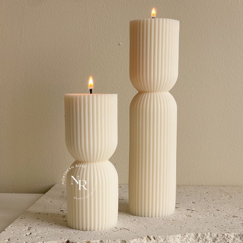 Stella Hourglass Pillar Duo image 0