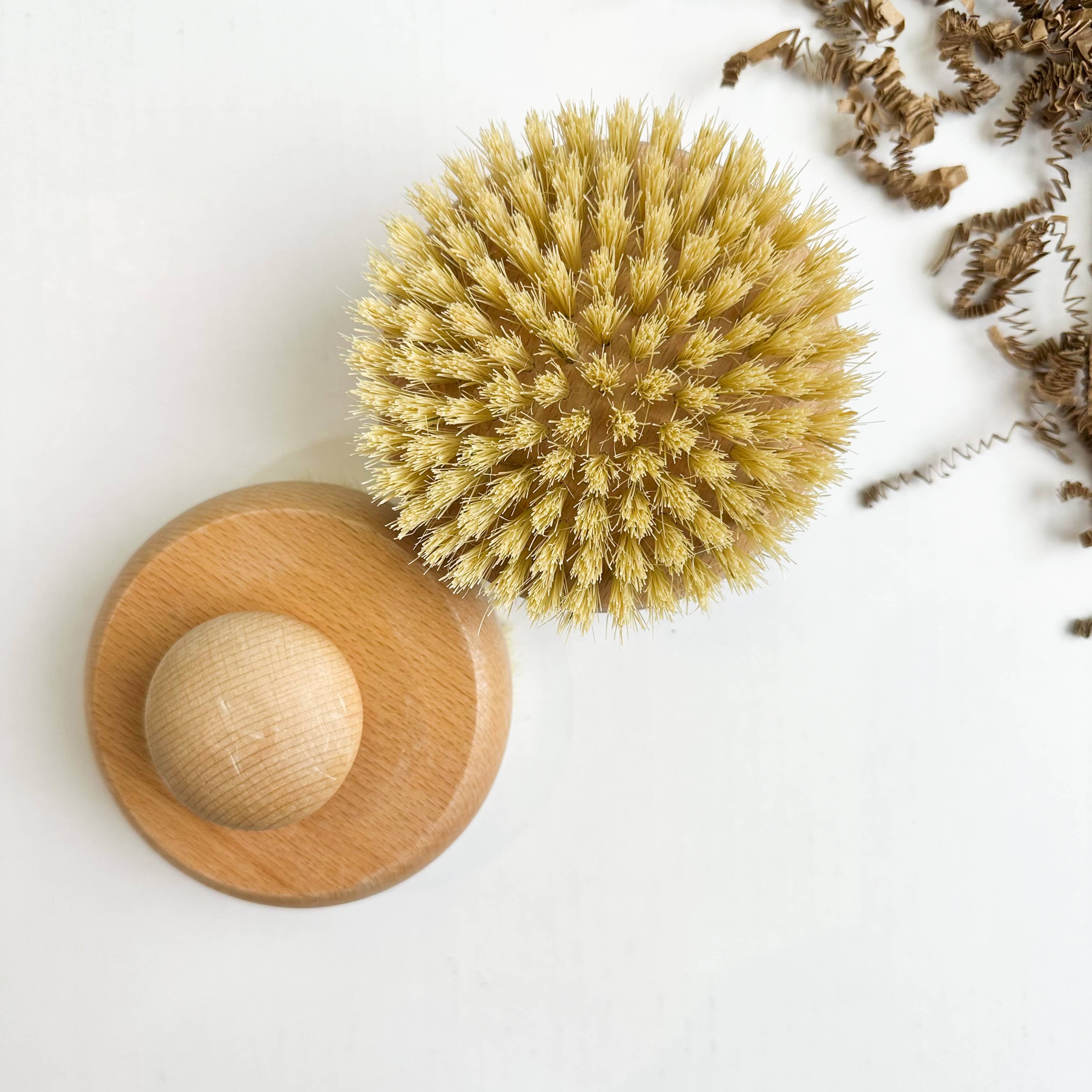 Dry Body Brush with Natural Sisal Bristles