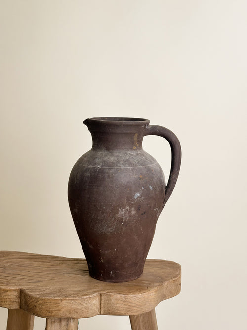 Antique French Stoneware Jug image 1
