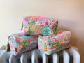 Block Printed and Handmade large waterproof toiletry pouch