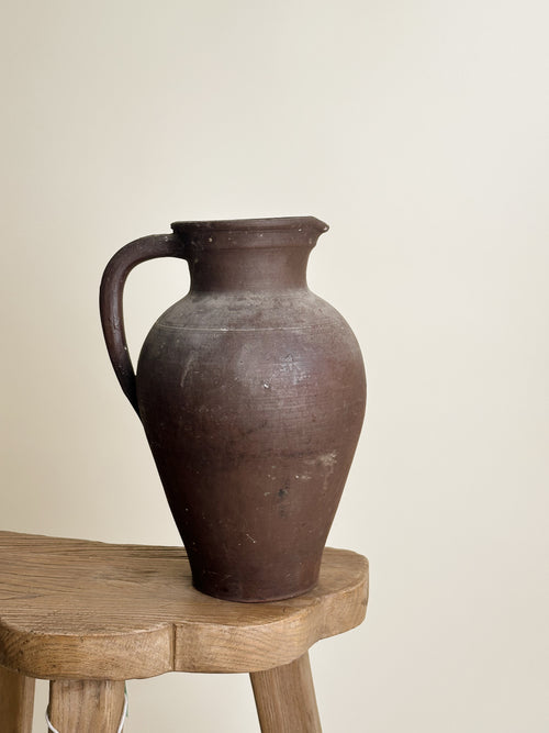 Antique French Stoneware Jug image 0