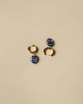 Chloe Tulip Porcelain Bead Hoops