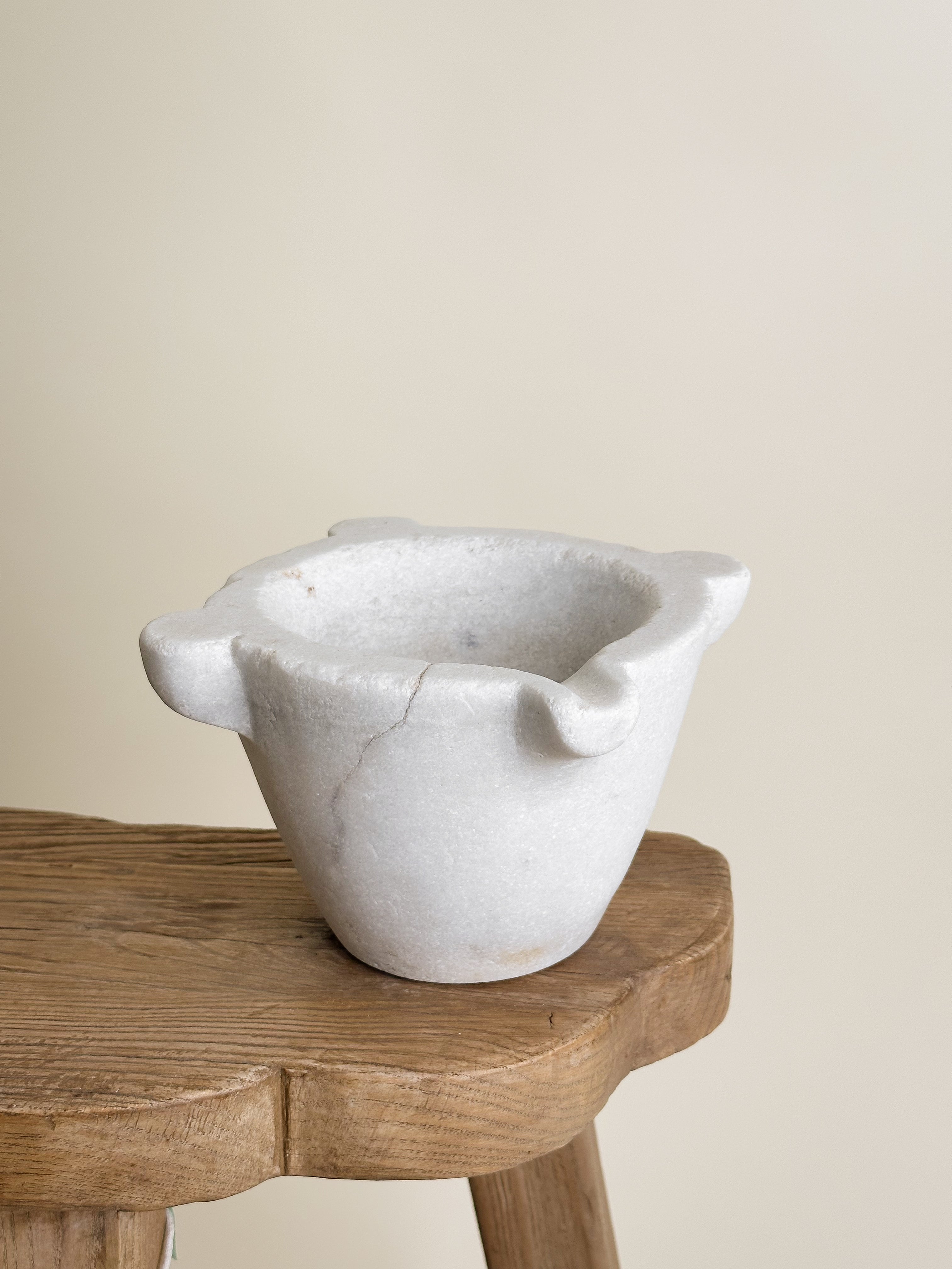 Antique French Marble Mortar image 2