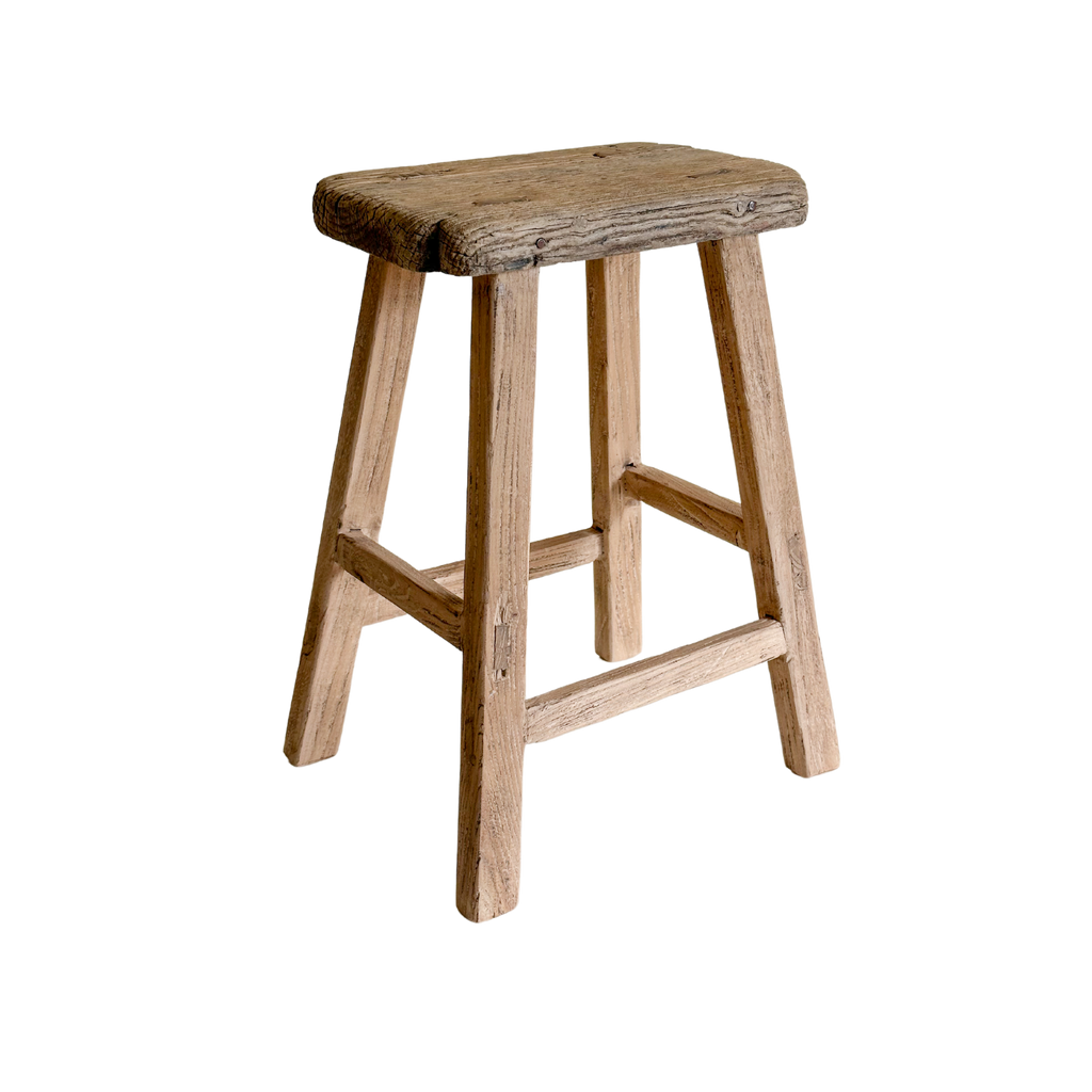 Elm Wood Stool image 0