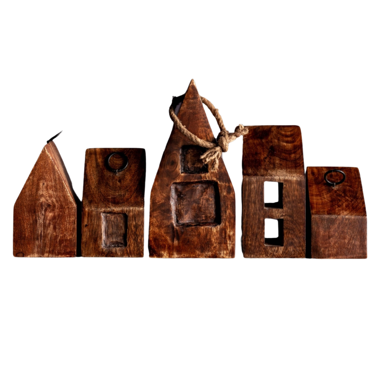 Vintage Wood Christmas Houses image 0