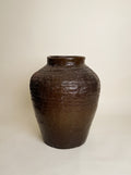 Large Brown Vintage Pot image 0