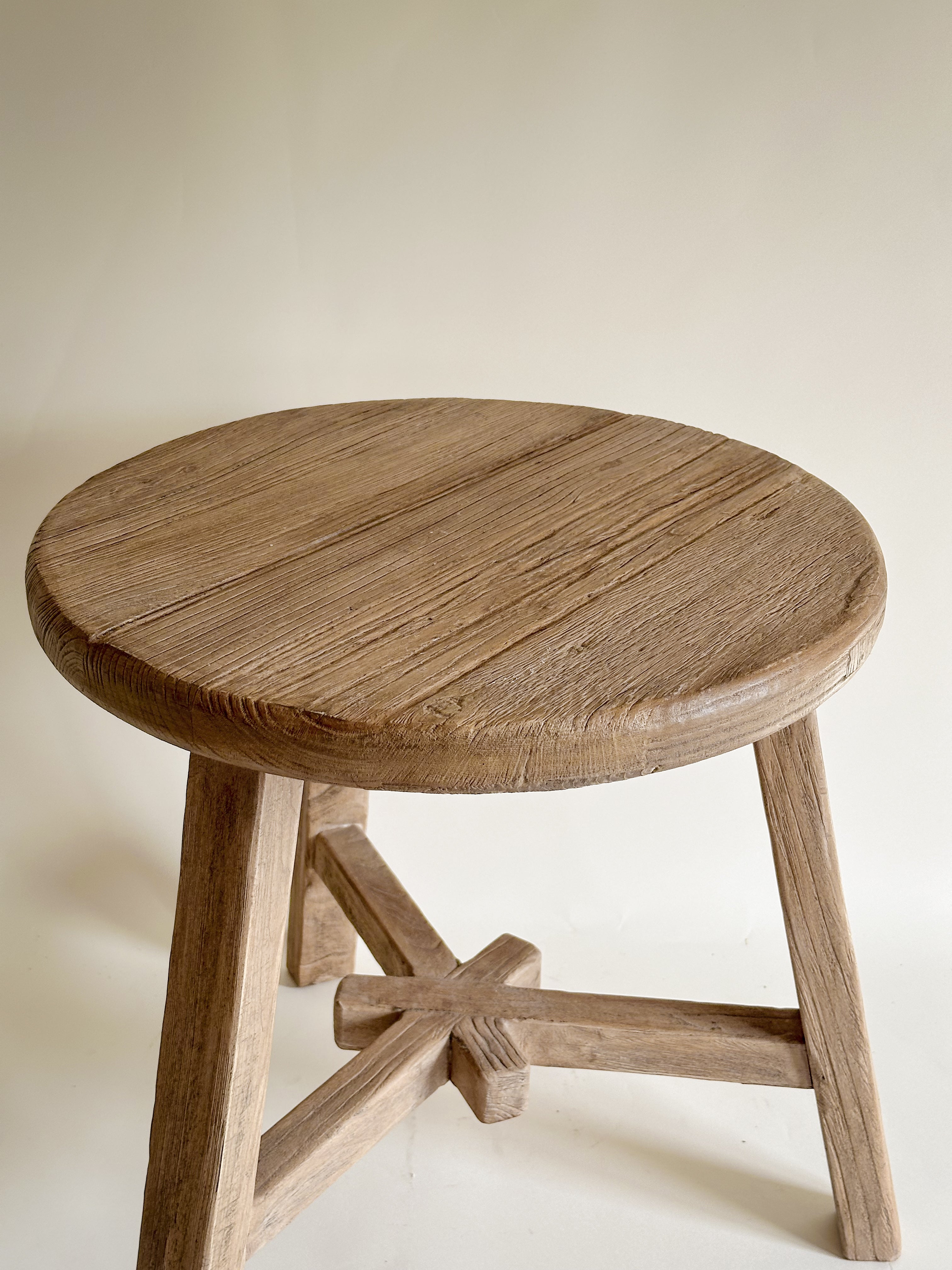 Elm Wood Side Table image 0