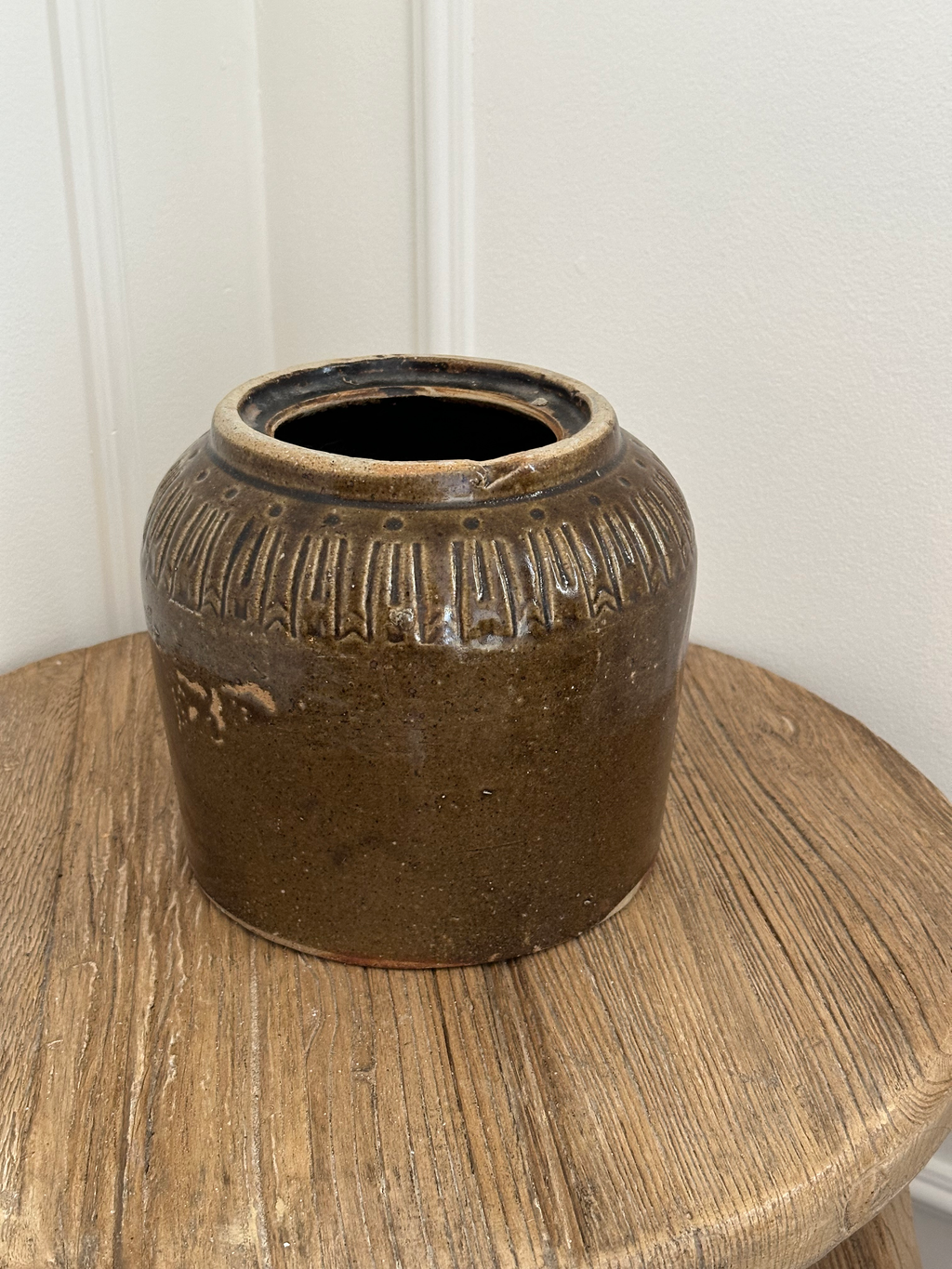 Glazed Vintage Pot image 1