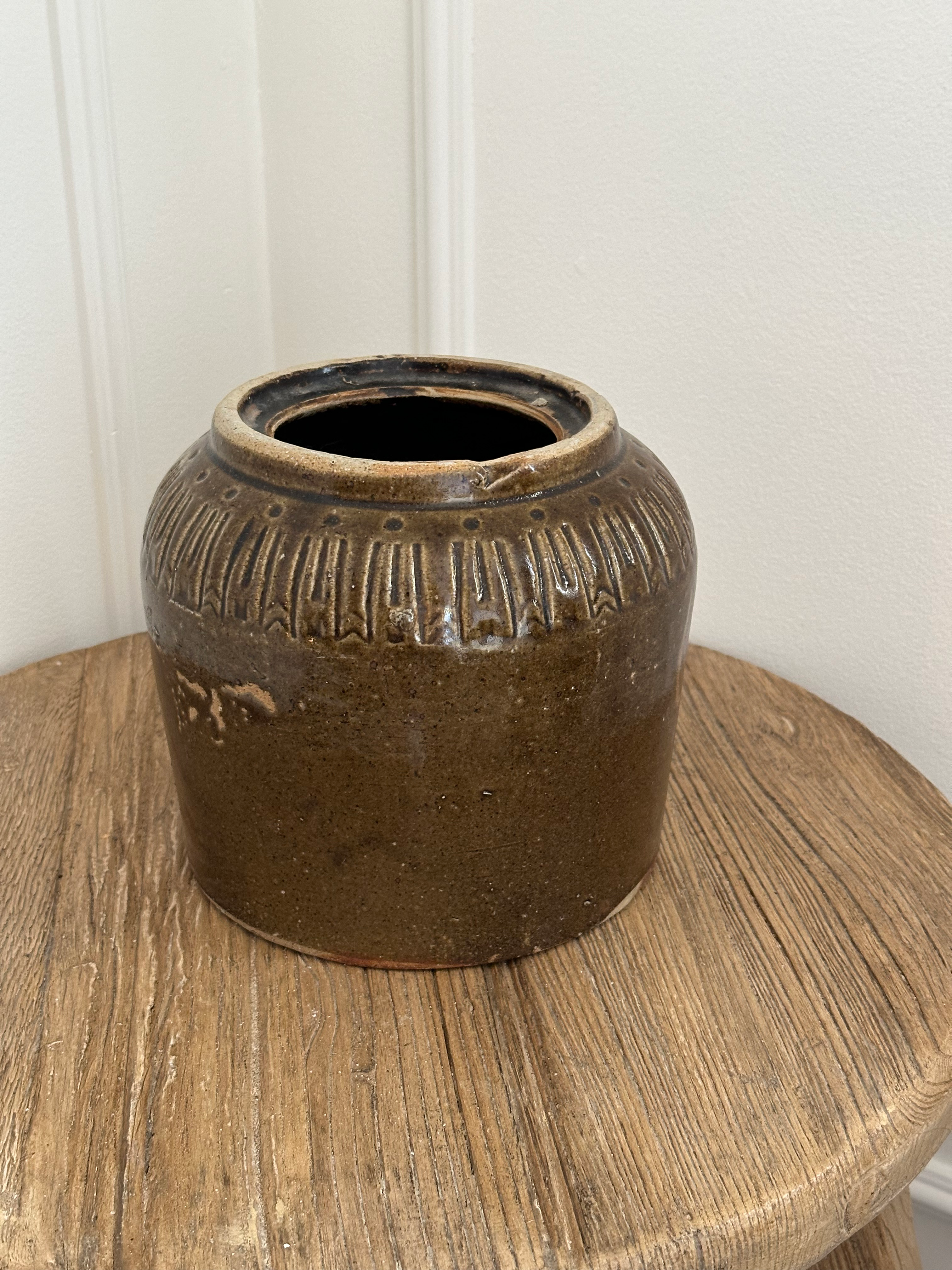 Glazed Vintage Pot image 1