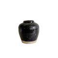 Glazed Black Vintage Pot image 0
