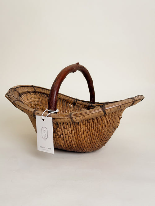 Antique Woven Basket image 1