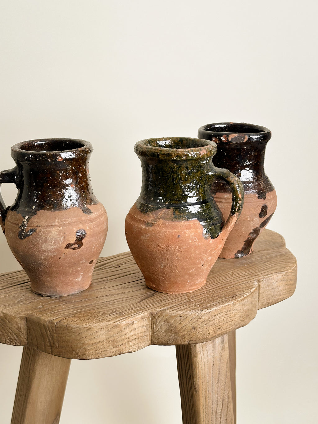 Mini Semi Glazed Antique Turkish Pot image 0