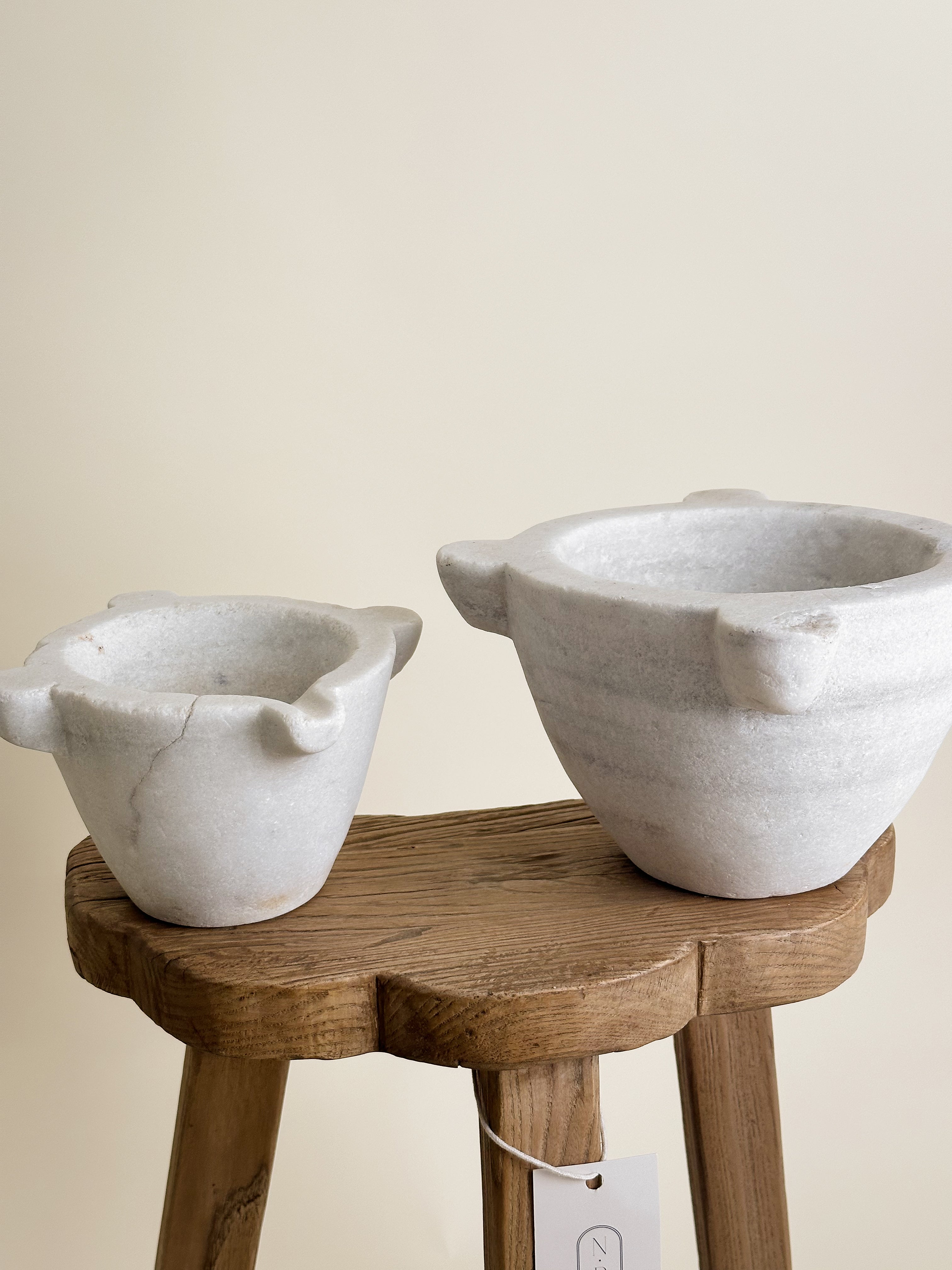 Antique French Marble Mortar image 0