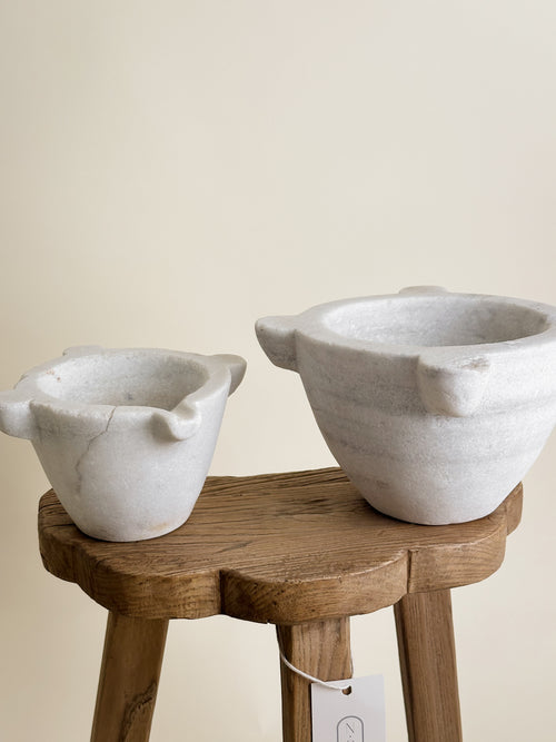 Antique French Marble Mortar image 0