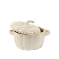 Pumpkin Covered Casserole Dish Large Stone