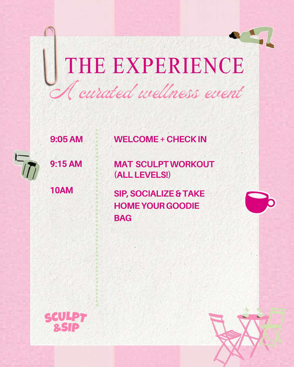 Sculpt & Sip - July 5