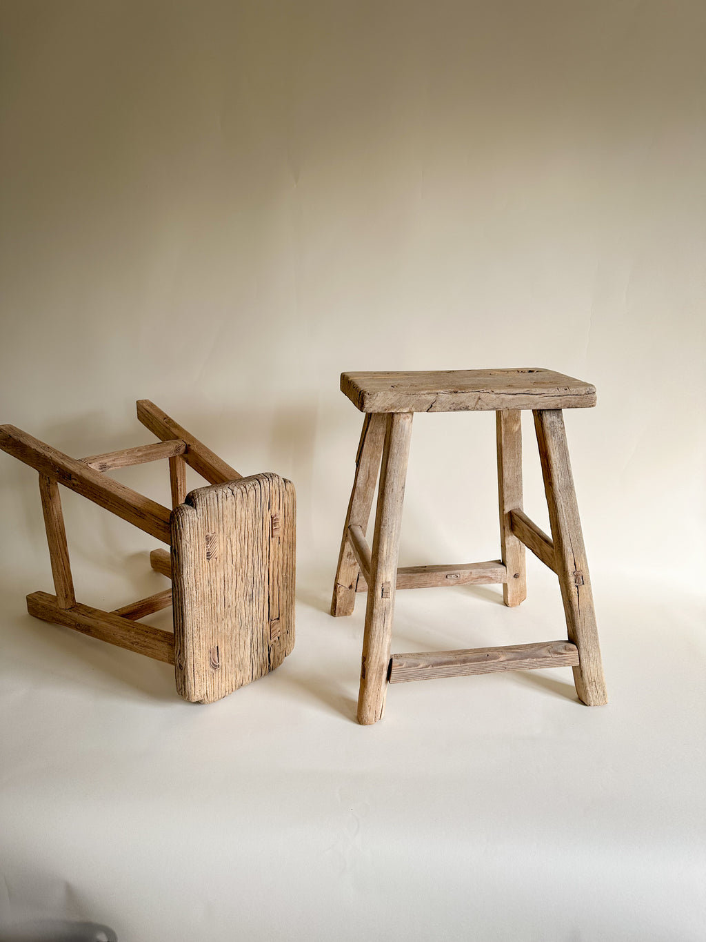 Elm Wood Stool image 3