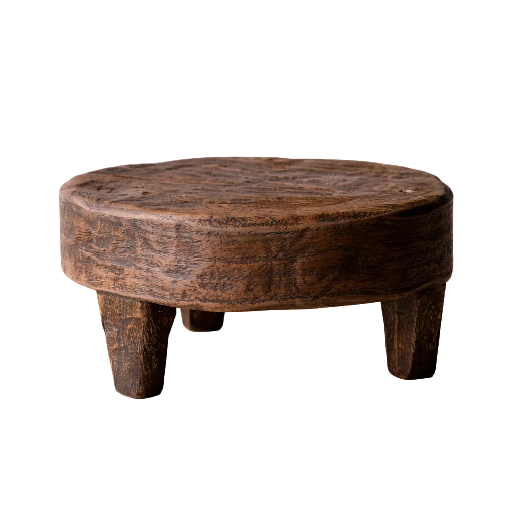 Vintage Inspired Wooden Pedestal Riser