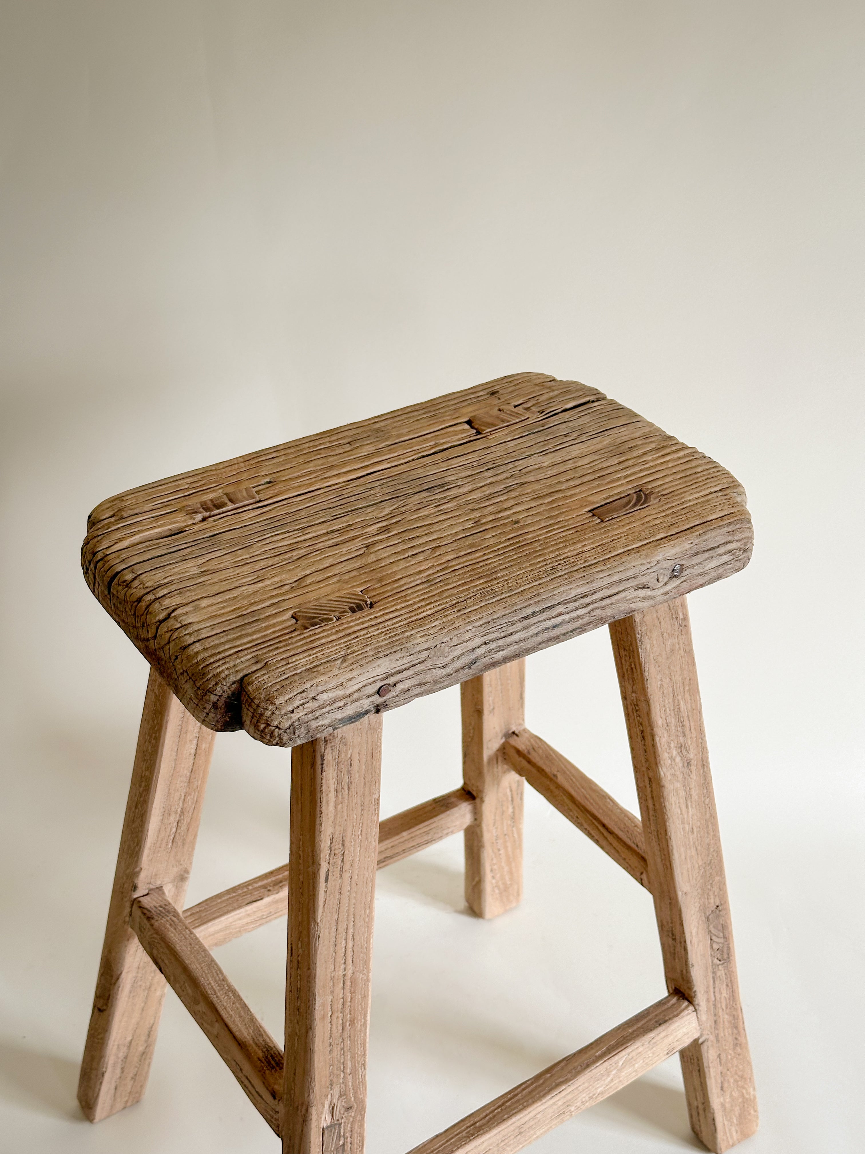 Elm Wood Stool image 2