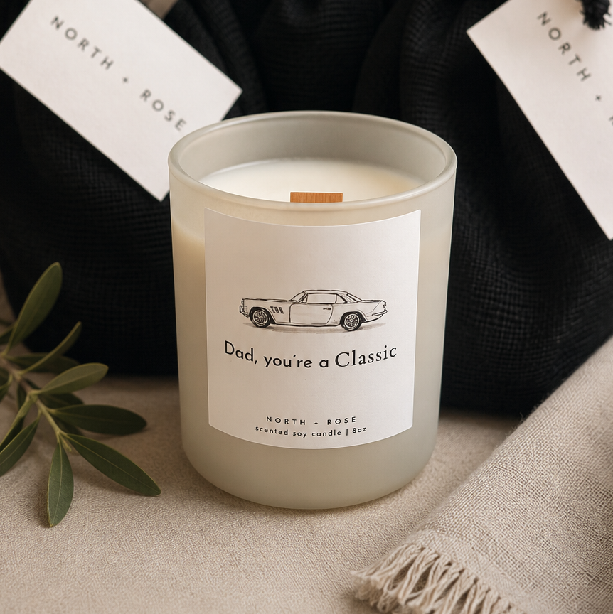 Dad You're a Classic Candle - Father's Day
