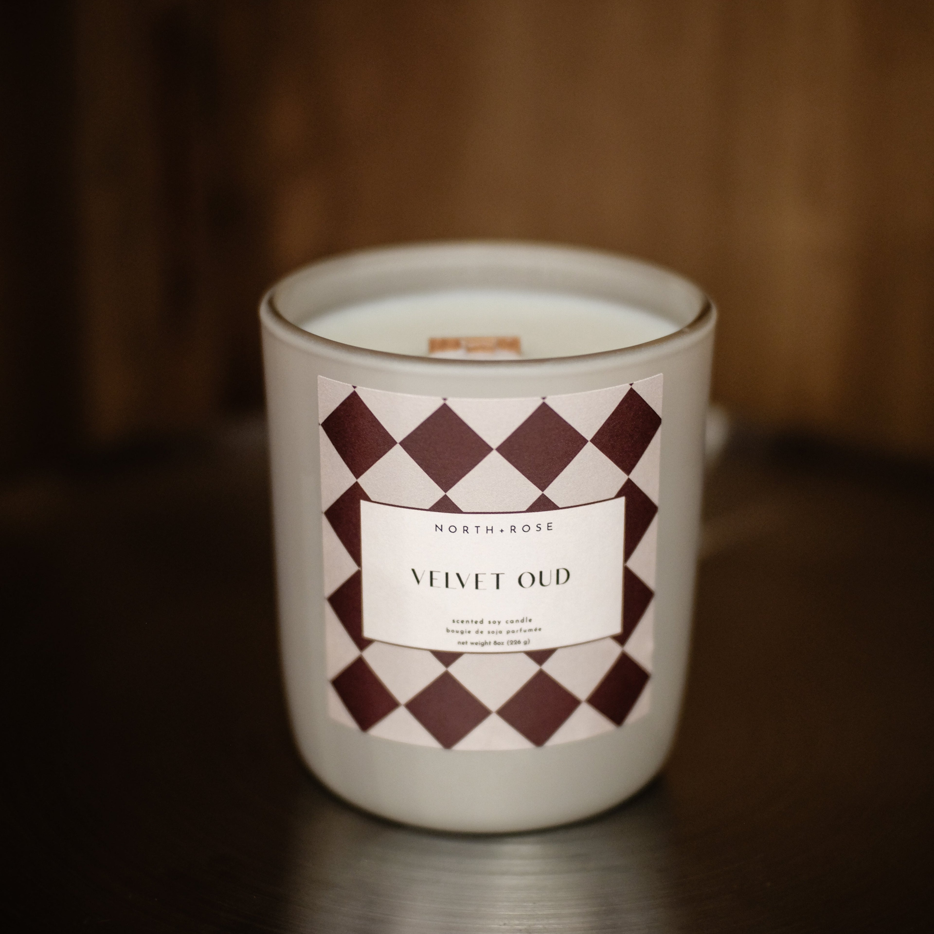 Velvet Oud 8oz Wood Wick Candle