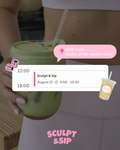 Sculpt & Sip - August 23