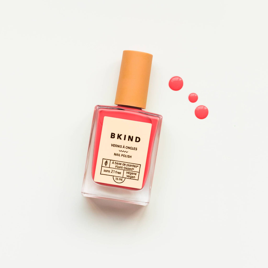 Vegan & 21-free Nail Polish - Coral Crush