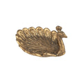 Cast iron peacock trinket tray