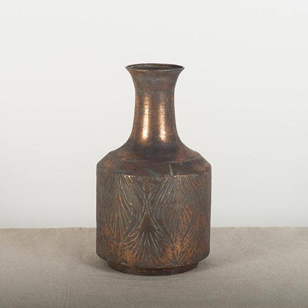 Metal Bottle Vase