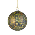 Paper Wrapped Plastic Ball Ornament