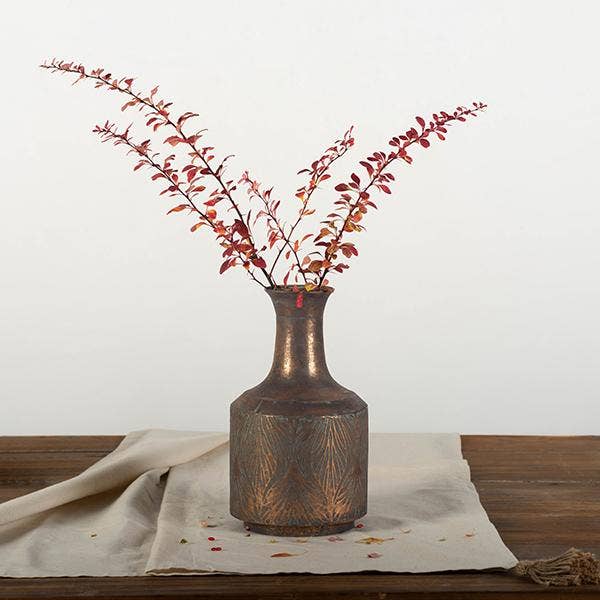 Metal Bottle Vase