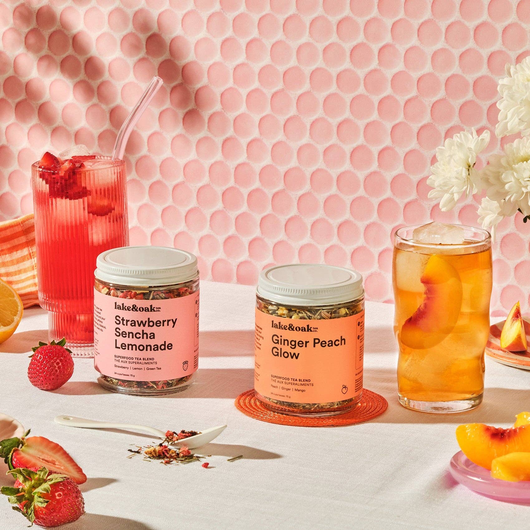 Strawberry Sencha Lemonade - Superfood Tea Blend